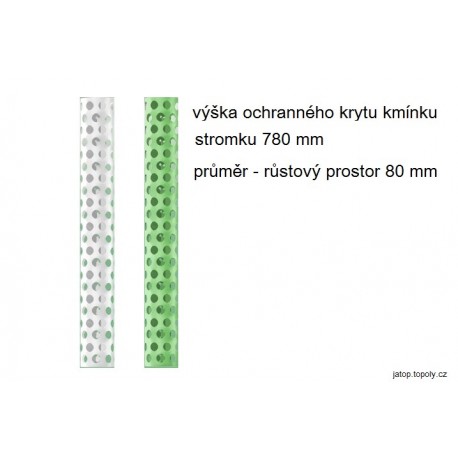 Ochranný obal na stromky proti okusu a vytloukání délka 78 cm